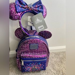 Disneyland Paris loungfly backpack & Ears